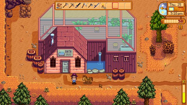 星露谷物语浴场在哪里