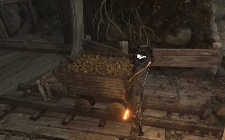 古墓丽影矿坑古墓怎么把水挡住