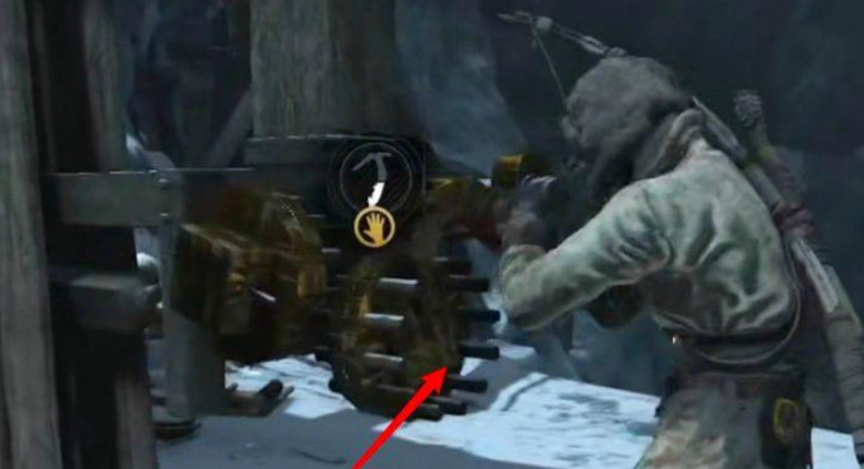 古墓丽影怎么击碎冰块