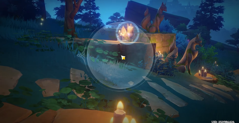 原神绀田村的荒废神社结界怎么破