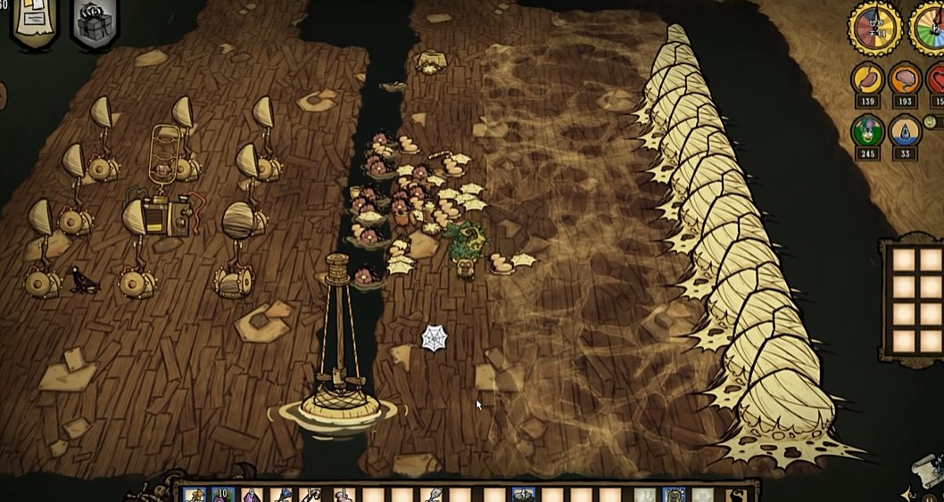 饥荒蜘蛛巢怎么放