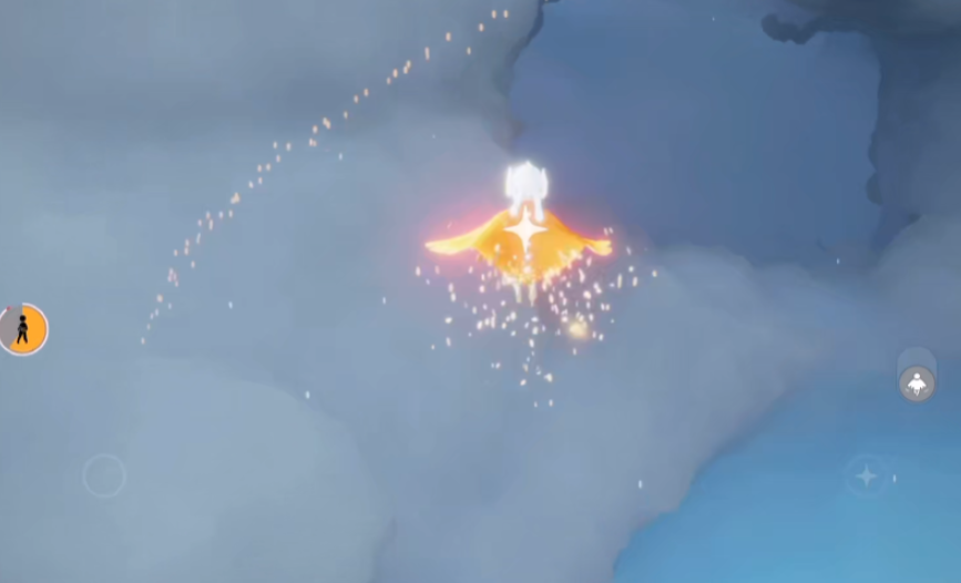 光遇怎么飞过好多云层