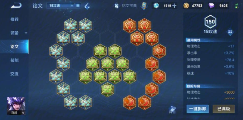 王者荣耀马超单切射手怎么出装