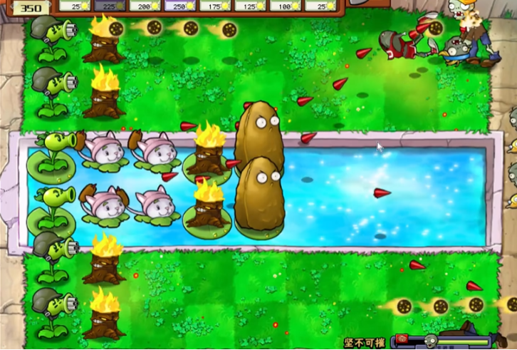 植物大战僵尸的坚不可摧如何布阵