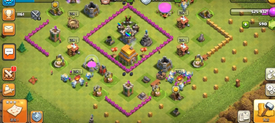 部落冲突幽灵怎么守城墙