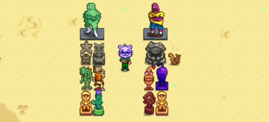 星露谷物语隐藏雕像有什么用