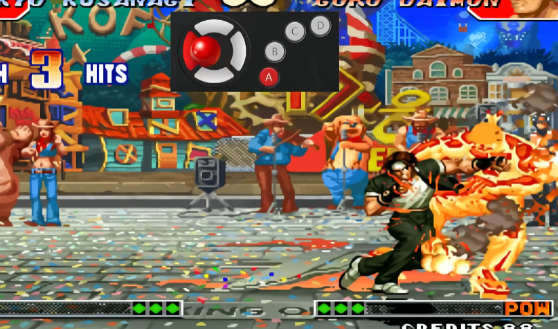 拳皇97草稚京怎么发地波